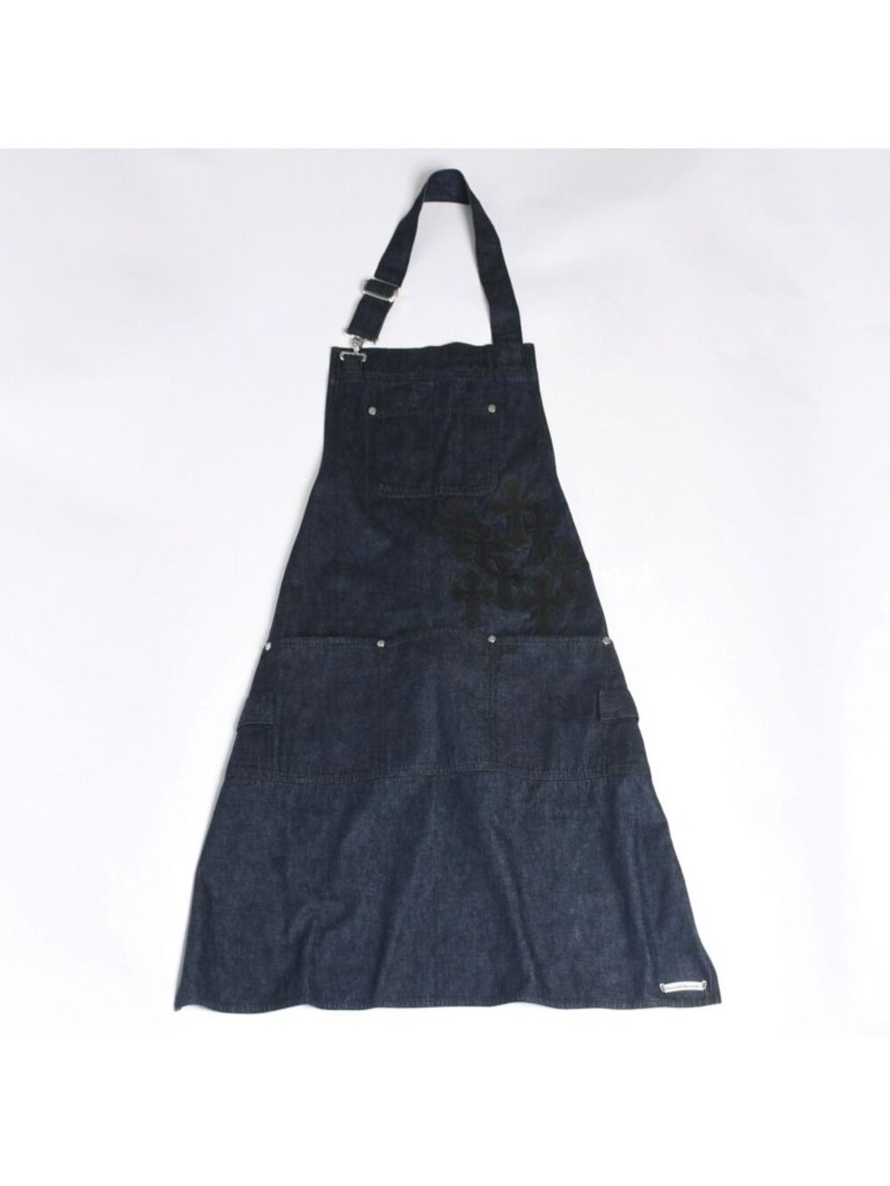 Chrome Hearts Cemetery Cross Apron Denim Patch CH Plus
